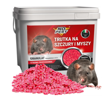 Rattengif, Muizengif, Knaagdierengif No Pest Bromadiolone Rood Granulaat